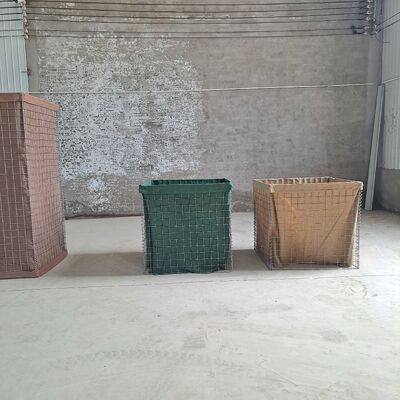 High Strength Big Sandbags Defensive Bastion Retaining Wall Defensive Barrier Fence For Sale