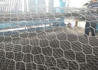 Ocynkowana na gorąco pleciona siatka z gabionu z drutu sześciokątnego 2.0-4.0 mm