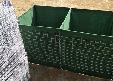 Trwałe bariery obronne Bastion Wojskowe Bariery Hesco dla ściany z piasku