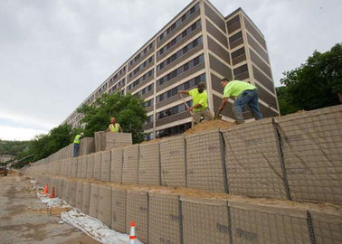Ocynkowana Mil 3 Defensywne Bariery Bastionowe Wojskowe Spawane Mur Gabionowy Bariera Hesco