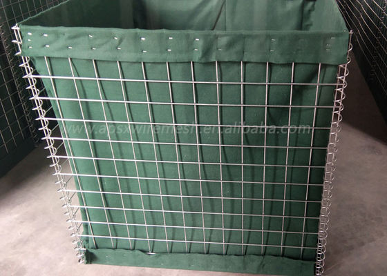 Ciężka powłoka cynkowa 4,00 mm Ochrona krawędzi Ściany Hesco