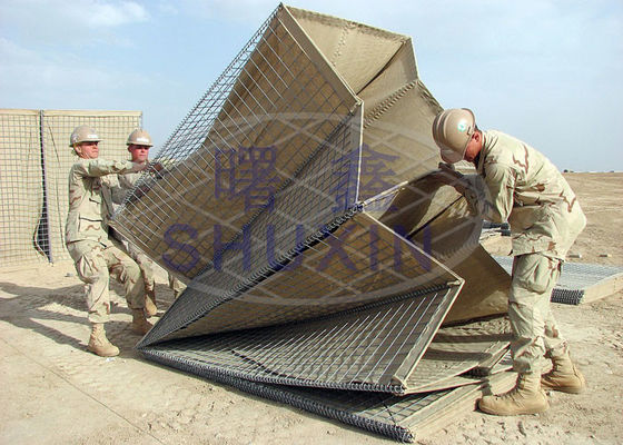 SGS Mil 2 Głęboko spawany gabion Hesco do strzelnicy