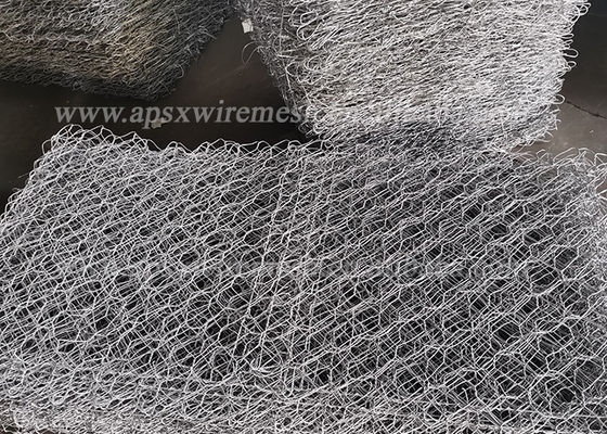 Wytrzymała sześciokątna siatka gabionowa 3,0 mm powlekana PCV do mocowania
