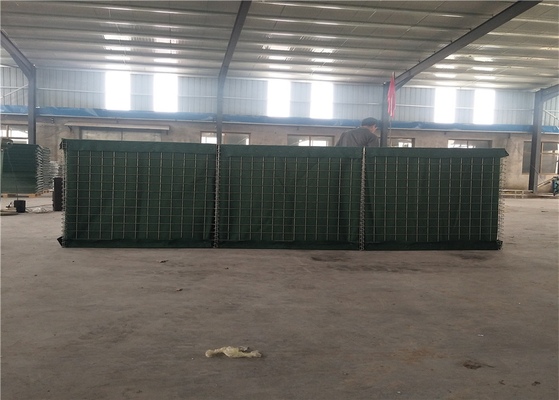 Rządowe worki z piaskiem Hesco Military Wall Gabion Box Dostosowana siatka druciana