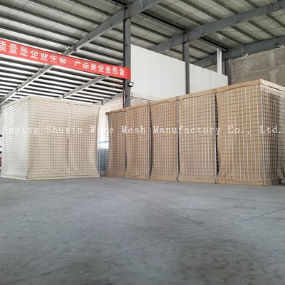 Bariery obronne 5 mm Spawany ocynkowany drut Galfan Hesco Bastion Blast Wall